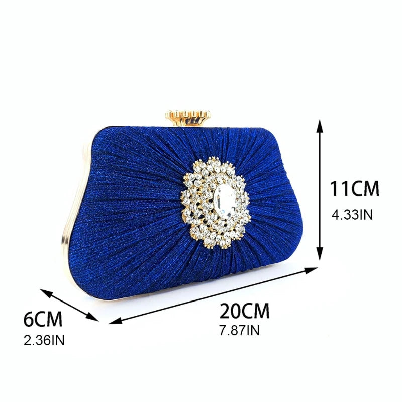 Diamante Crystal Wedding Prom Purse Clutch Handbag Bag Evening Clutch Bag Coin Purse Wedding for Formal Party Attractive