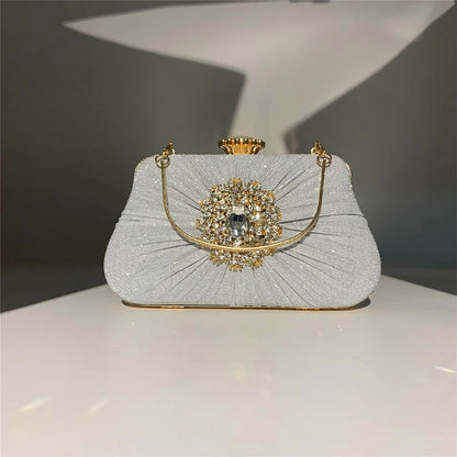 Diamante Crystal Wedding Prom Purse Clutch Handbag Bag Evening Clutch Bag Coin Purse Wedding for Formal Party Attractive
