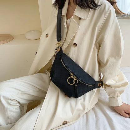 Diamond Lattice Designer PU Leather Crossbody Bags For Women 2019 Chain Small Shoulder Messenger Bag Lady Handbags and Purses