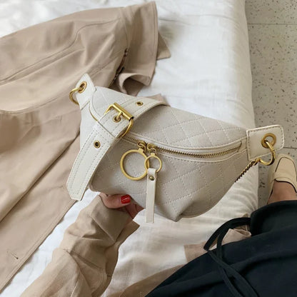 Diamond Lattice Designer PU Leather Crossbody Bags For Women 2019 Chain Small Shoulder Messenger Bag Lady Handbags and Purses