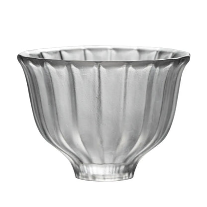 Diamond Tea Cup Glass Master Cup Japanese Style Kung Fu Tea Set Personal Tea Cup Set Thickened Glass Single Cup
