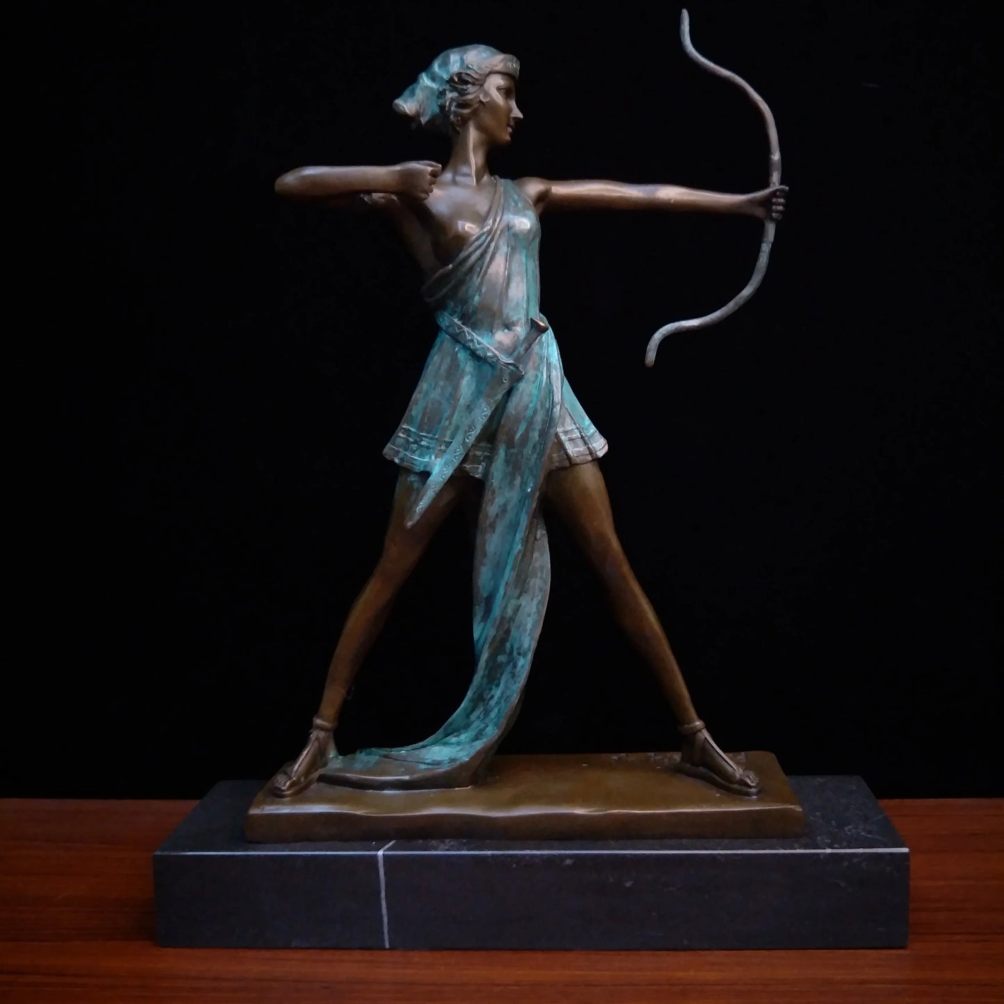 Diana Statue Artemis Bronze Statues Sculptures Metal Decor Myth Figurines TPY-632 QIbronze Crafts Carving Decoration