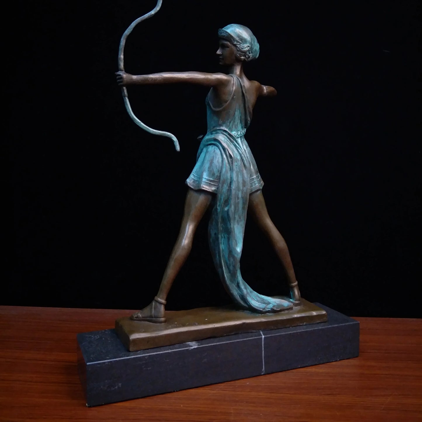 Diana Statue Artemis Bronze Statues Sculptures Metal Decor Myth Figurines TPY-632 QIbronze Crafts Carving Decoration