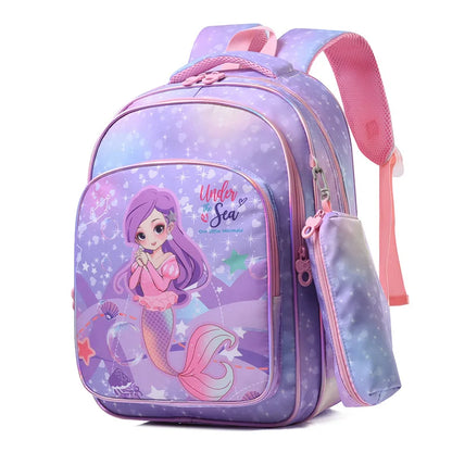 Dinosaur Backpack with A Pen Bag for Kids, Lightweight Breathable Cute Rucksack for Teenage,Primary Middle Schoolbags