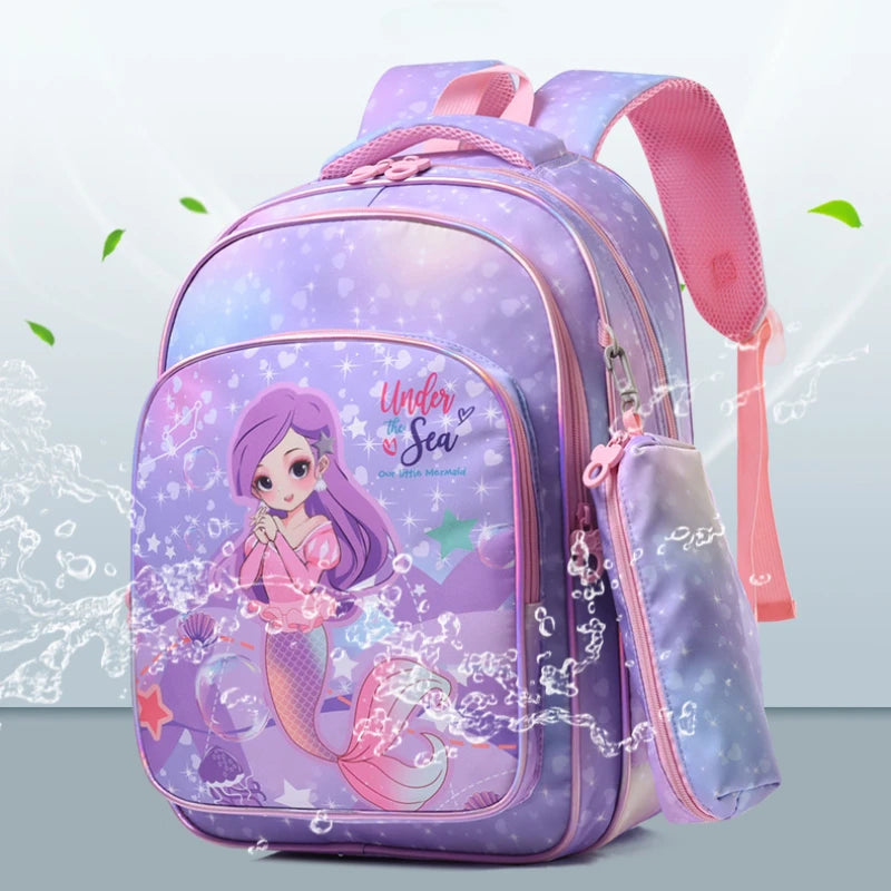 Dinosaur Backpack with A Pen Bag for Kids, Lightweight Breathable Cute Rucksack for Teenage,Primary Middle Schoolbags
