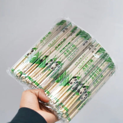 Disposable Bamboo Wood Chopsticks, Restaurant Individual Package, Chop Sticks, Sushi Food Stick, Tableware, 100Pairs