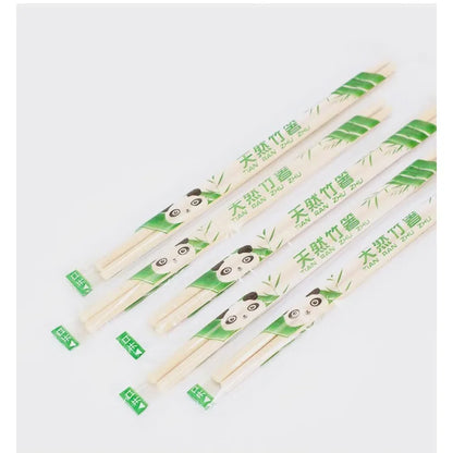 Disposable Bamboo Wood Chopsticks, Restaurant Individual Package, Chop Sticks, Sushi Food Stick, Tableware, 100Pairs