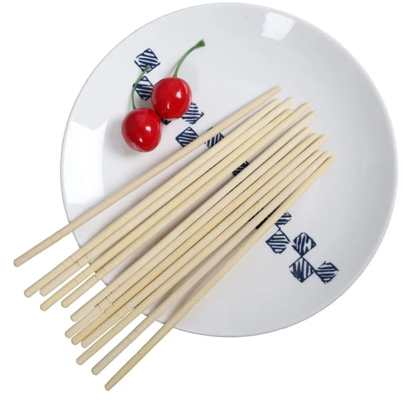 Disposable Bamboo Wood Chopsticks, Restaurant Individual Package, Chop Sticks, Sushi Food Stick, Tableware, 100Pairs
