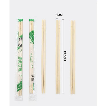 Disposable Bamboo Wood Chopsticks, Restaurant Individual Package, Chop Sticks, Sushi Food Stick, Tableware, 100Pairs