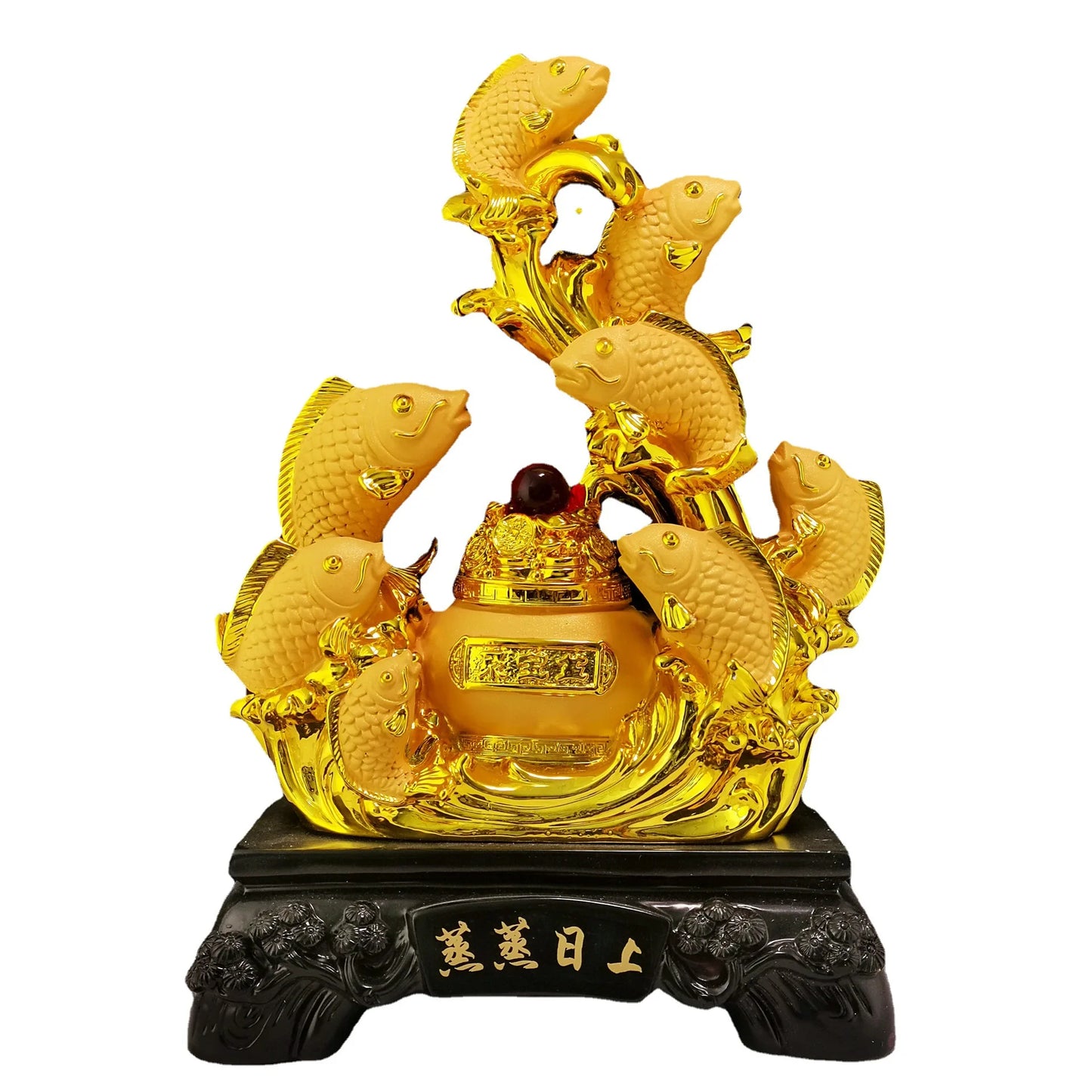 Divance sharkin thriving fish fortune gold arowana ornaments home living room decoration shop opening gifts