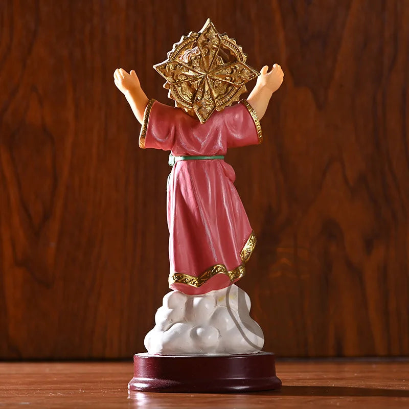 Divine Child Statue Sculpture Decoration Figurine Religious Tiny Jesus Souvenir Christian Giveaway Home Ornament Europe Style