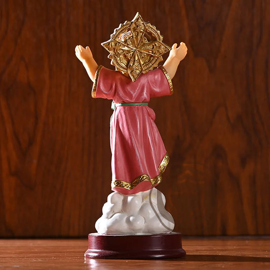Divine Child Statue Sculpture Decoration Figurine Religious Tiny Jesus Souvenir Christian Giveaway Home Ornament Europe Style