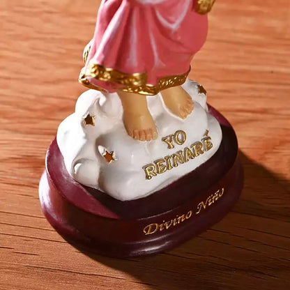 Divine Child Statue Sculpture Decoration Figurine Religious Tiny Jesus Souvenir Christian Giveaway Home Ornament Europe Style