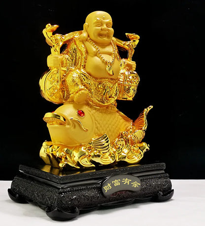 Diwansi Gold Placer Has More Than Enough Wealth, Arowana Maitreya Ornaments and Crafts, Home Shops, Opening Gifts, Wholesale.