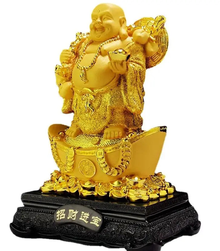 Diwansi الذهب بلاسر محظوظ الكنز Maitreya الحلي الحرف متجر المنزل لإرسال الهدايا افتتاح بالجملة