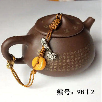Double Useful Teapot Rope And Pot Lid Tied Only Rope