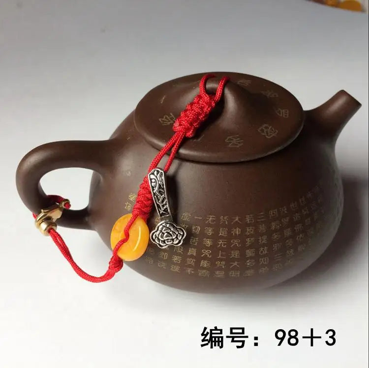 Double Useful Teapot Rope And Pot Lid Tied Only Rope