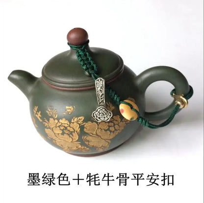 Double Useful Teapot Rope And Pot Lid Tied Only Rope