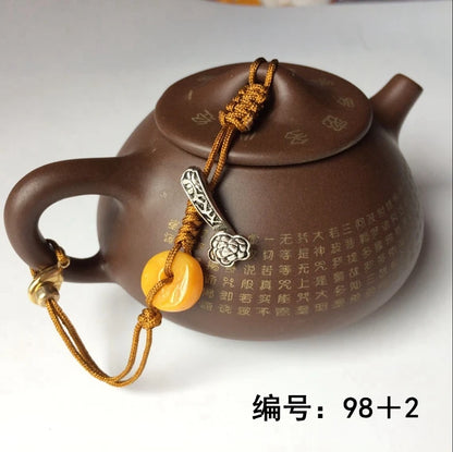 Double Useful Teapot Rope And Pot Lid Tied Only Rope