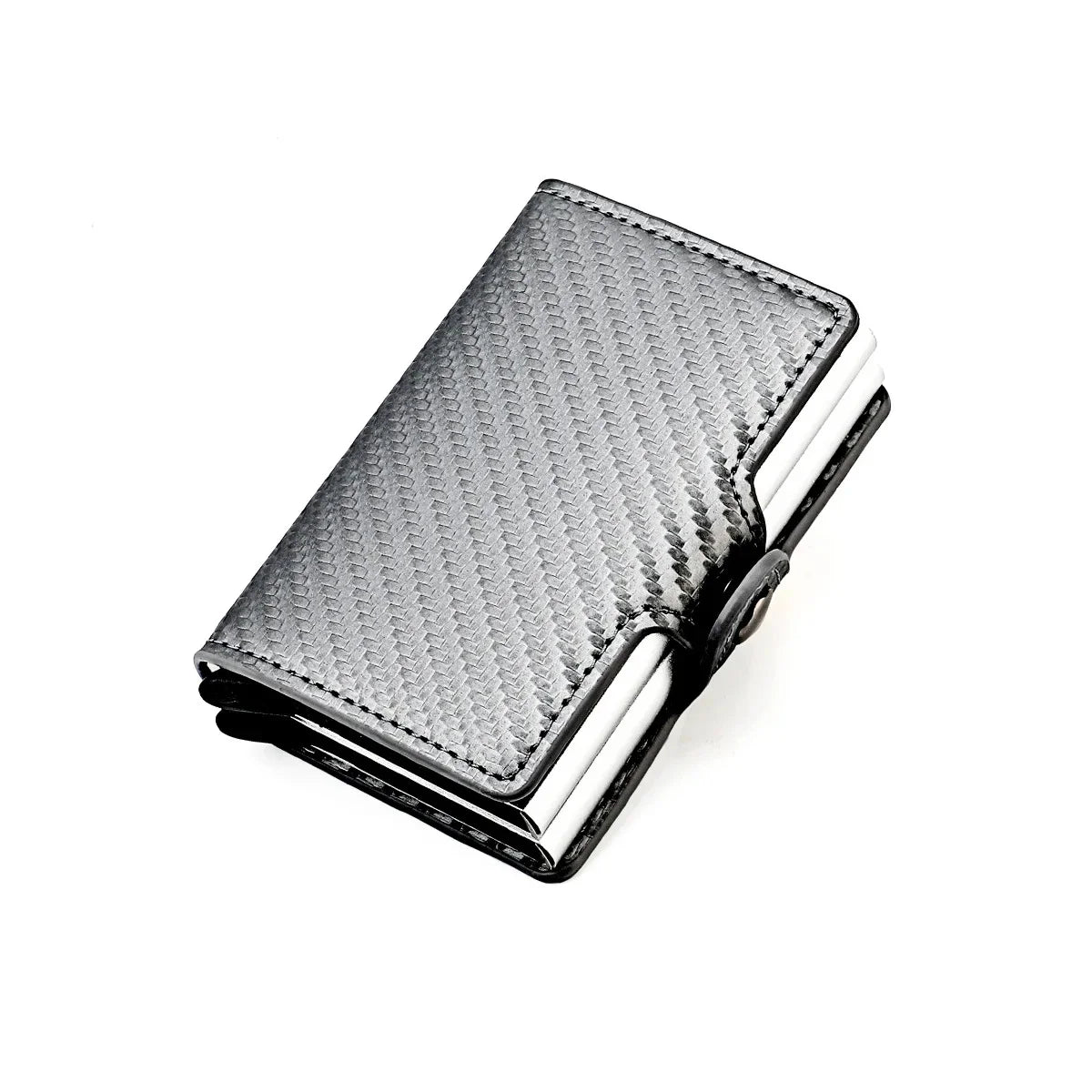 Double-layer Aluminum Alloy Credit Business Box RFID Anti-degaussing Automatic Bag Card Sleeve Dollar Clip