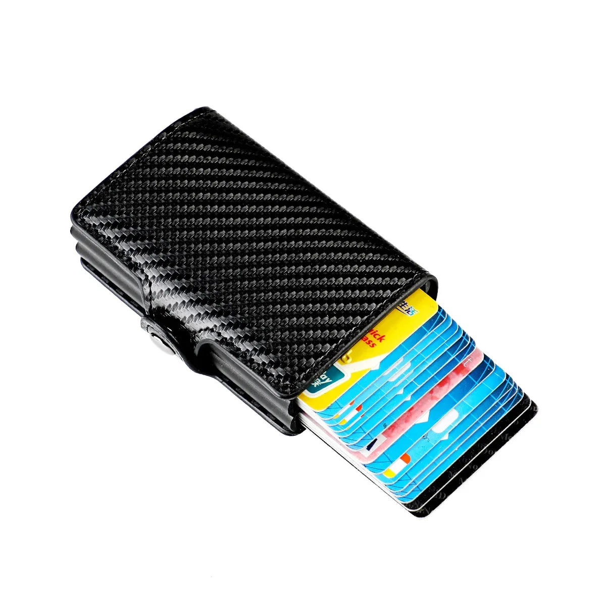 Double-layer Aluminum Alloy Credit Business Box RFID Anti-degaussing Automatic Bag Card Sleeve Dollar Clip
