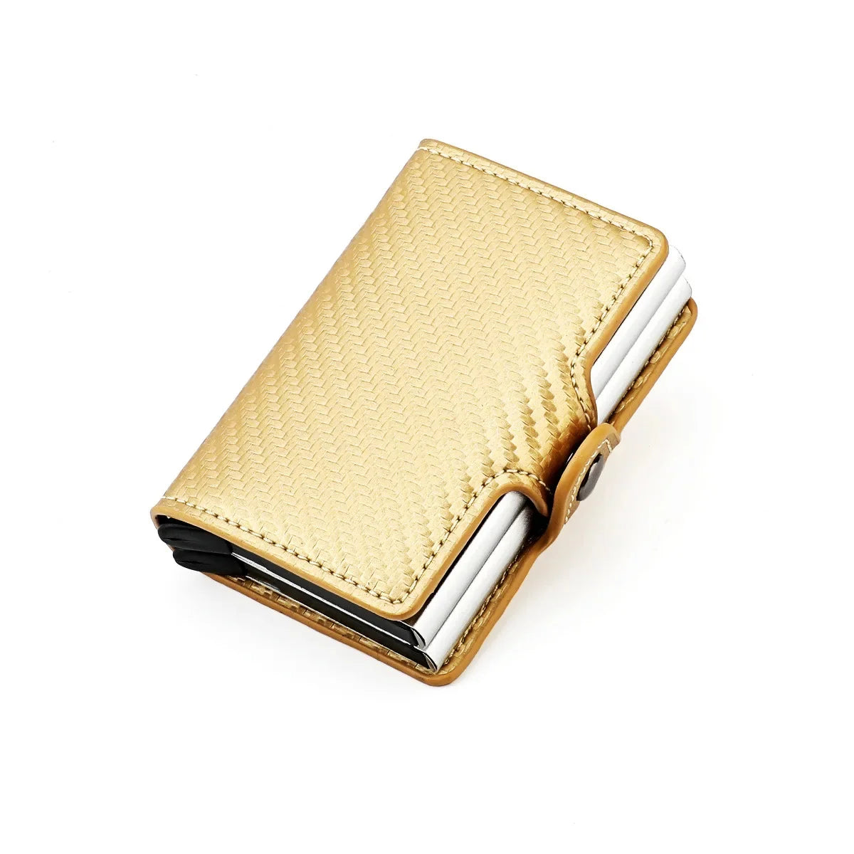 Double-layer Aluminum Alloy Credit Business Box RFID Anti-degaussing Automatic Bag Card Sleeve Dollar Clip