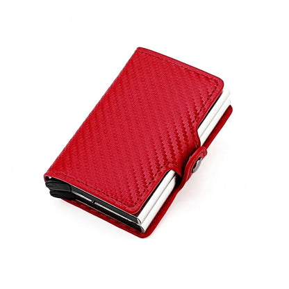 Double-layer Aluminum Alloy Credit Business Box RFID Anti-degaussing Automatic Bag Card Sleeve Dollar Clip