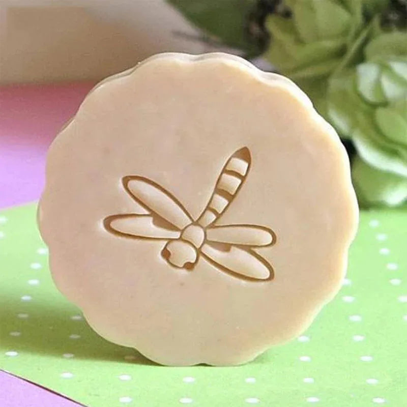 Dragonfly pattern Handmade Soap  Stamp Flying Animal Transparent Natural Soap Seal  Acrylic Chapter Custom