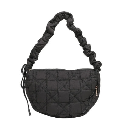Drawstring Versatile Bags Reusable Fashion Cloud Shoulder Crossbody Bag