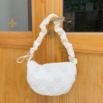 Drawstring Versatile Bags Reusable Fashion Cloud Shoulder Crossbody Bag