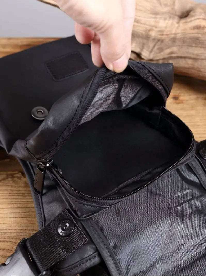 Drop Legs Bags Men Nylon Fashion Hip Waist Pack Thigh Bum Fanny Packs Multifunction Tactical Riding Male Shoulder Messenger Bag