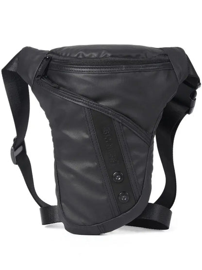 Drop Waist Leg Bag Motorcycle Bag Rainproof Reflective Earphone Hole Thigh Belt Tactical Travel Fanny Pack Bolsa Moto