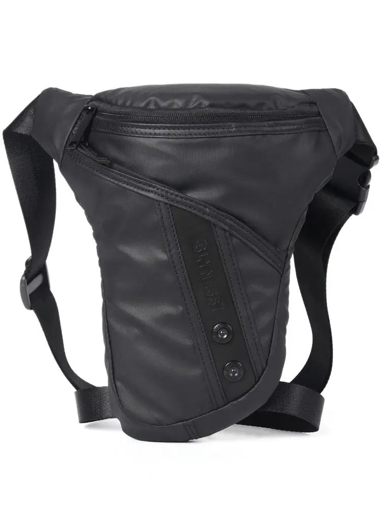 Drop Waist Leg Bag Motorcycle Bag Rainproof Reflective Earphone Hole Thigh Belt Tactical Travel Fanny Pack Bolsa Moto