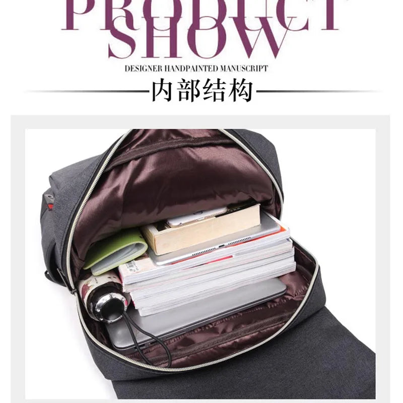 Drop shipping New Women Canvas Backpacks for Teenager Girls Men Casual Student School Bag Fashion Travel Rucksacks for Laptop