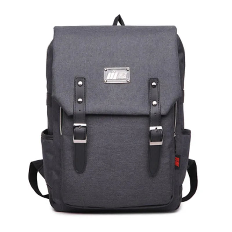 Drop shipping New Women Canvas Backpacks for Teenager Girls Men Casual Student School Bag Fashion Travel Rucksacks for Laptop