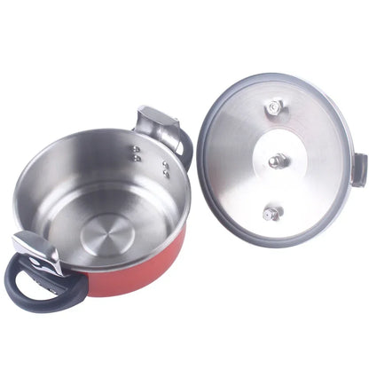 Dual-Use Gas Induction Pressure Cooker Soup  Cooker Universal Pot Stainless Steel Mini Pressure Cooker Safe And Easy To Clean