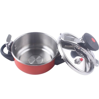 Dual-Use Gas Induction Pressure Cooker Soup  Cooker Universal Pot Stainless Steel Mini Pressure Cooker Safe And Easy To Clean