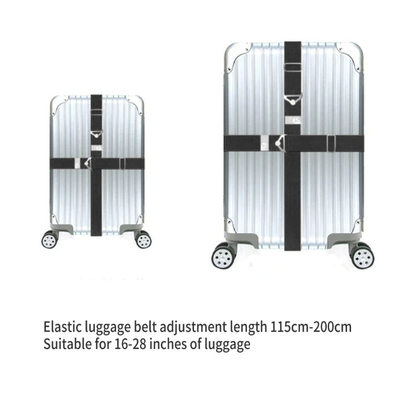 Durable Elastic Belts Must Have Travel Accessory Elastic Band for Travel Cases Streamlines & Protect Your Travel Gears