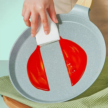 Durable Nonstick  Grill Frying Pan Griddles Frying Pot Egg Pancake Pan for Kitchen Dishes Omelette Induction Cooker Handle Pan