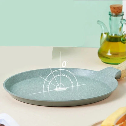 Durable Nonstick  Grill Frying Pan Griddles Frying Pot Egg Pancake Pan for Kitchen Dishes Omelette Induction Cooker Handle Pan