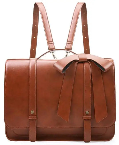 ECOSUSI Bags for Women Courier bags PU Leather 14'' Laptop Bag Satchel female Shoulder Bag for College Travel square bag