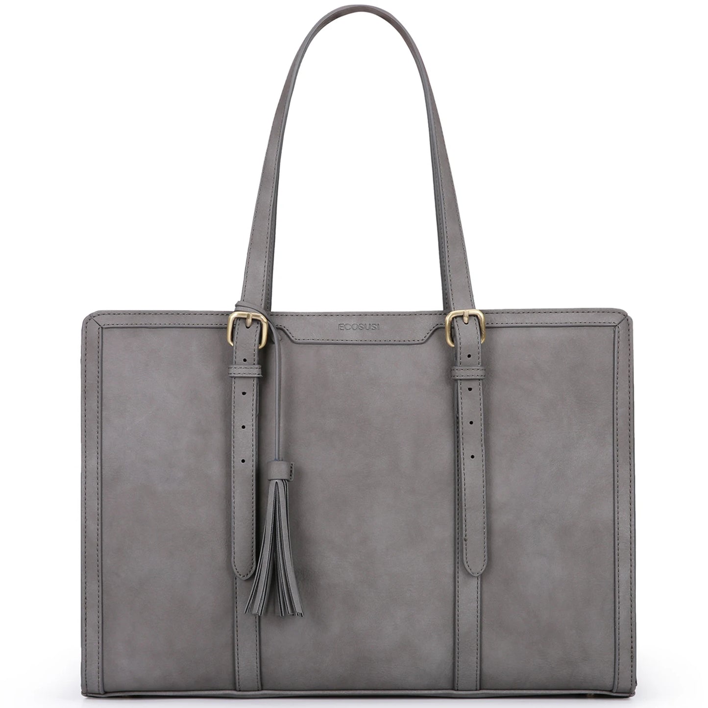 ECOSUSI Laptop Tote Fits Up to 15.6 Inch Briefcase for Women Office Handbags large Capacity with 3 Layer Compartments