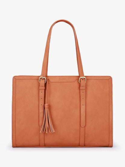 ECOSUSI Laptop Tote Fits Up to 15.6 Inch Briefcase for Women Office Handbags large Capacity with 3 Layer Compartments