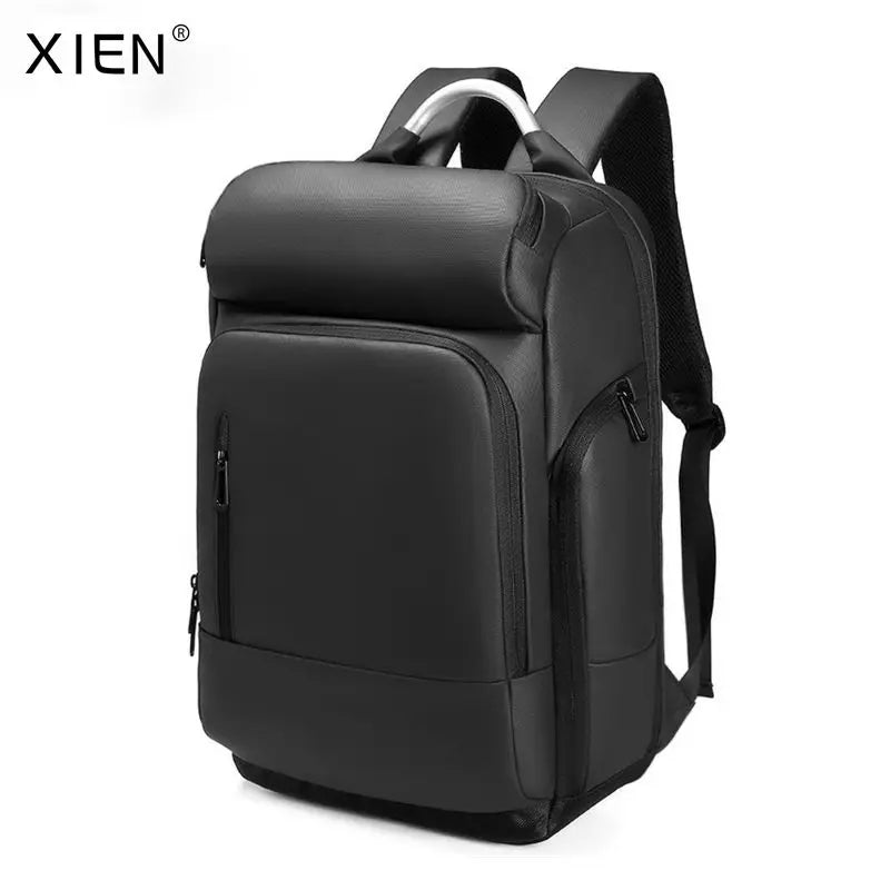 EURCOOL 15.6 Laptop Backpack Black Business Male Mochila USB Charging Functional Rucksack Waterproof Backpack