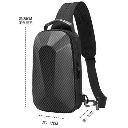 EURCOOL Men’s Bag Shoulder Bag With USB Charging Crossbody Bags Anti theft Waterproof Travel Male