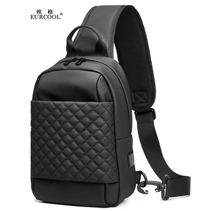 EURCOOL Messenger Bag for Men Black Crossbody Bags men for 7 9 iPad Waterproof Shoulder Bag