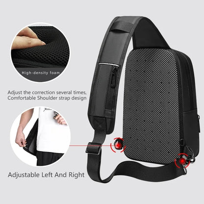 EURCOOL Messenger Bag for Men Black Crossbody Bags men for 7 9 iPad Waterproof Shoulder Bag