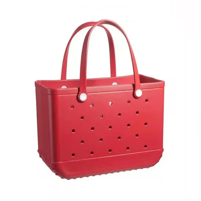 EVA Beach Tote Bag Waterproof Large Capacity Handbag Women Trendy Shoulder Bags Shopping Bogg Bag Travel Picnic Storage Basket