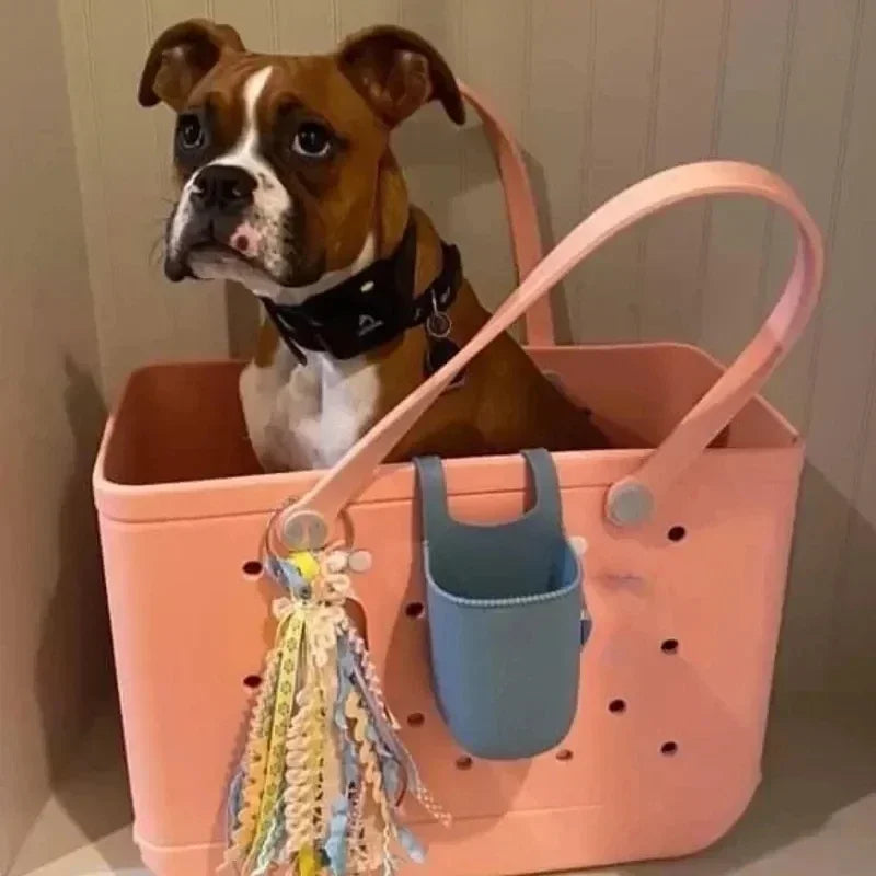 EVA Beach Tote Bag Waterproof Large Capacity Handbag Women Trendy Shoulder Bags Shopping Bogg Bag Travel Picnic Storage Basket