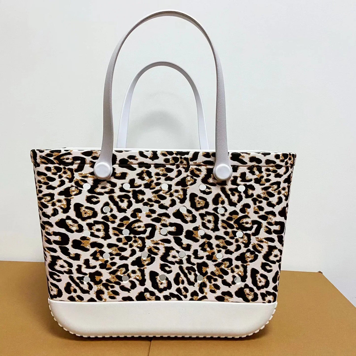 EVA Beach Tote Bag Waterproof Large Capacity Handbag Women Trendy Shoulder Bags Shopping Bogg Bag Travel Picnic Storage Basket